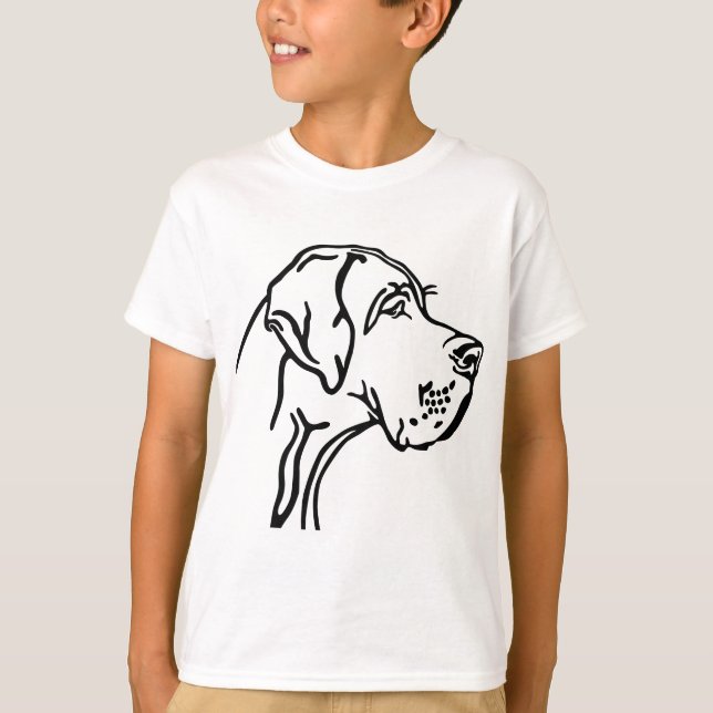 Great Dane drawing T-Shirt (Front)