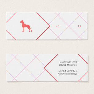 Great Dane Earring Jewellery Display Card
