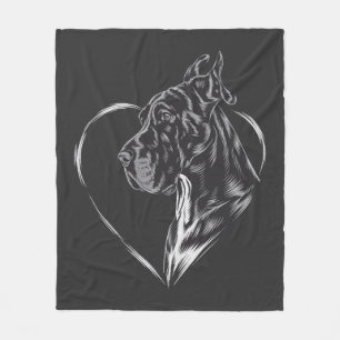 Great Dane Fleece Blanket