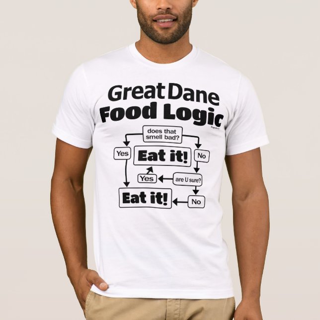 Great Dane Food Logic T-Shirt (Front)