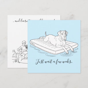 Great Dane funny summer  Card