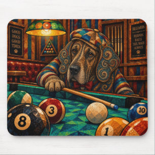 Great Dane, Geometric Mosaic Mouse Pad