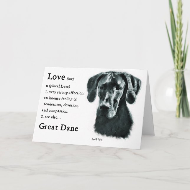 Great Dane Gifts Card (Front)