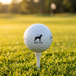 Great Dane Golf Dad Titleist Pro V1 Golf Ball Gift