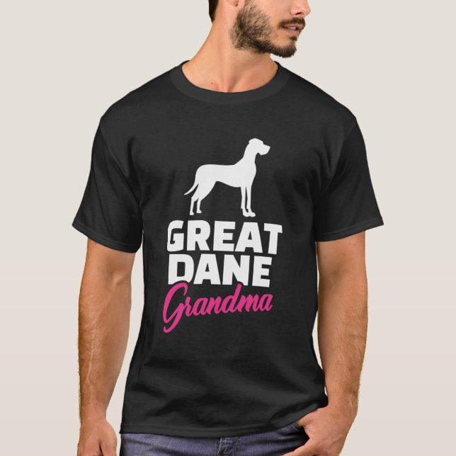 Great Dane Grandma T-Shirt (Front)