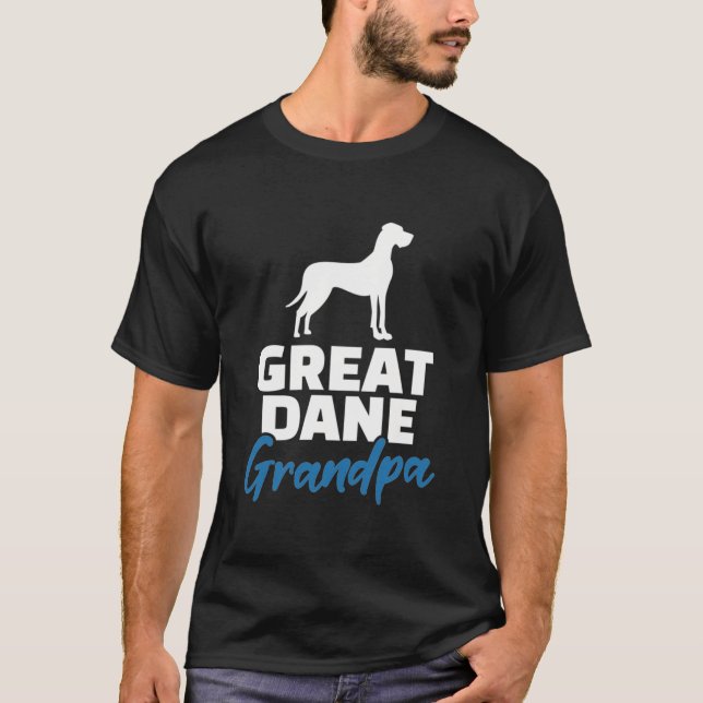 Great Dane Grandpa Essential  T-Shirt (Front)
