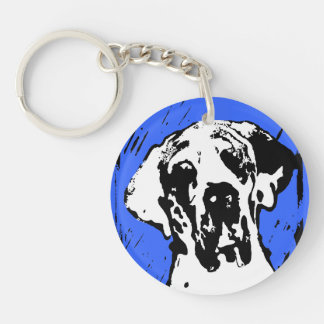 Great Dane Graphics Key Ring