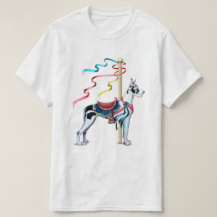 Great Dane Harlequin Carousel T-Shirt