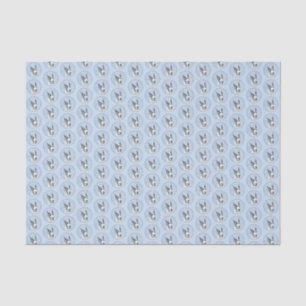 Great Dane (Harlequin) Painting - Original Dog Art Tissue Paper