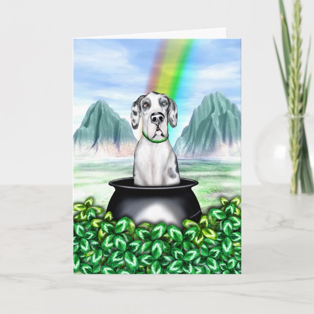 Great Dane Harlequin UC Pot O Gold Card (Front)