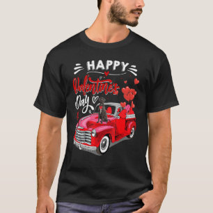 Great Dane Heart Red Truck Valentine Great Dane Do T-Shirt