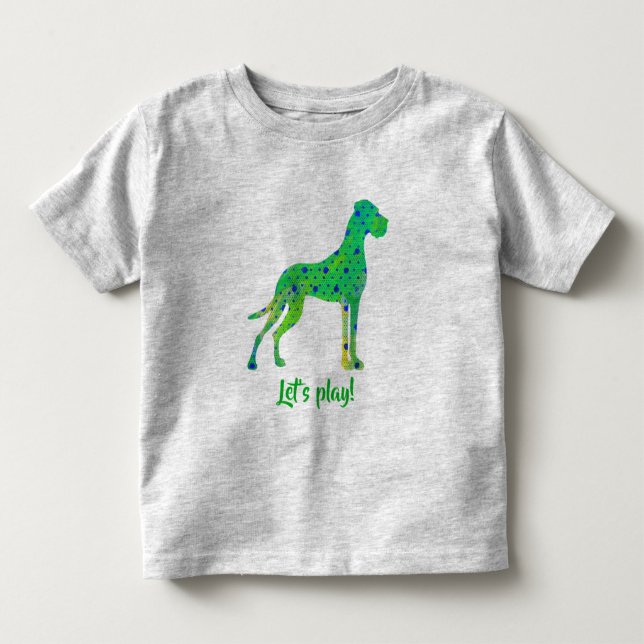 Great Dane Hero Toddler T-Shirt (Front)