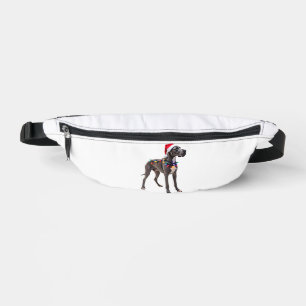 Great Dane Holiday Christmas Light (3) Bum Bags
