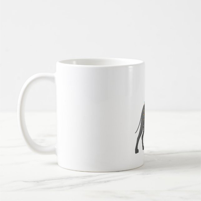 Great Dane Holiday Christmas Light  Coffee Mug (Left)