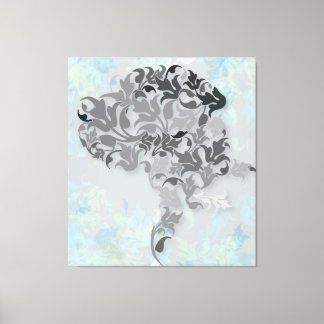 Great Dane Illustration Canvas Print