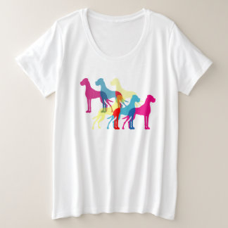 Great Dane Illustrations T-Shirt Plus Size T-Shirt