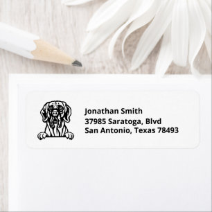GREAT DANE Image on Return Address