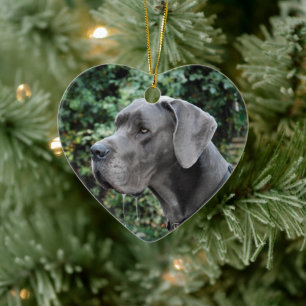 Great Dane Images Ceramic Tree Decoration