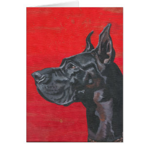 Great Dane in acrylic