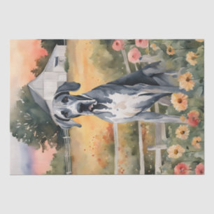 Great Dane in Countryside Bliss Decoupage Tissue Paper
