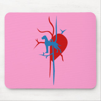 Great Dane in my heart Mouse Pad