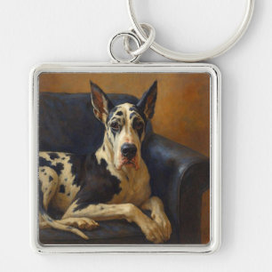 Great Dane Key Ring