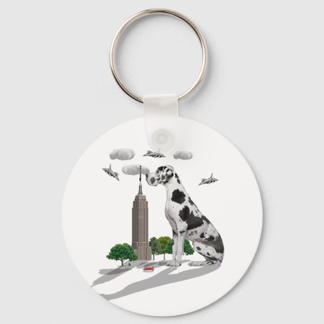 Great Dane Key Ring (Front)