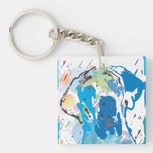 Great Dane Keychain (Front)