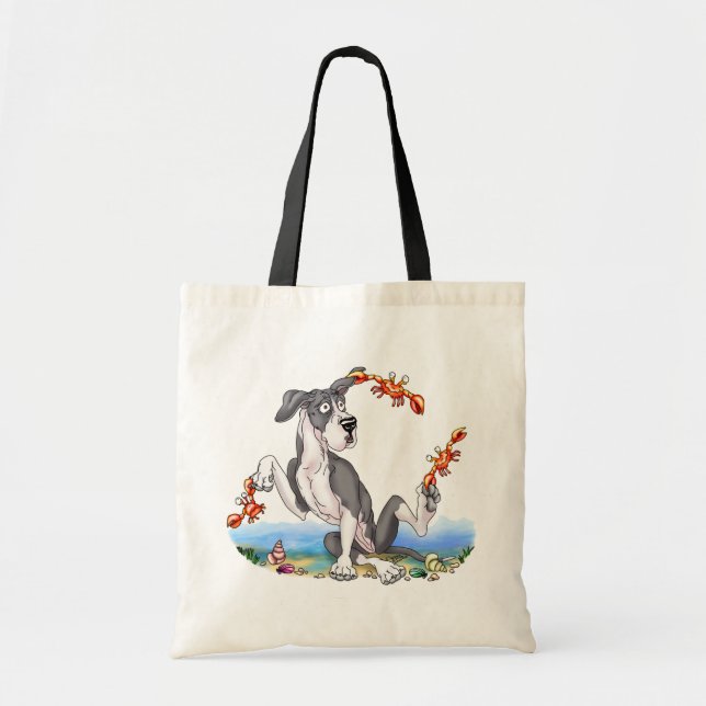 Great Dane Kinda Crabby Mantle UC Tote Bag (Front)
