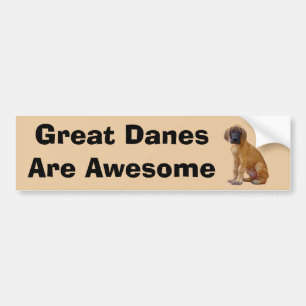 Great Dane King of Dogs Bumper Sticker