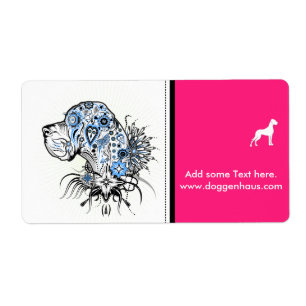Great Dane label