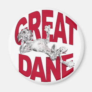 Great Dane Laid Back Merle UC Magnet