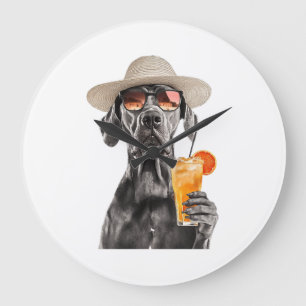 Great Dane Large Clock