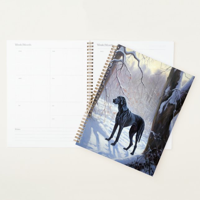Great Dane Let It Snow Christmas  Planner (Display)