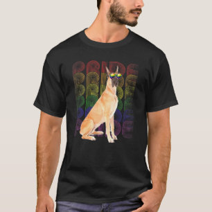 Great Dane Lgbt Flag Gay Pride Lesbian Dog Lgbt Mo T-Shirt