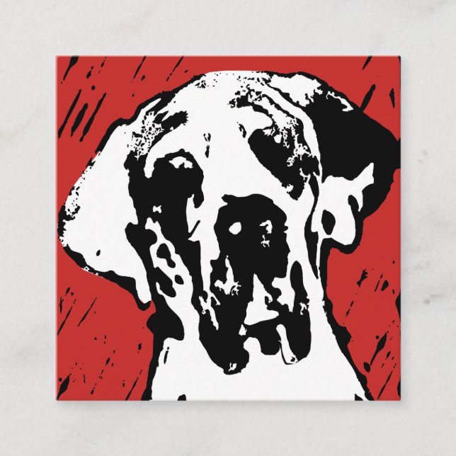 Great Dane Linoprint Loyalty Card (Front)