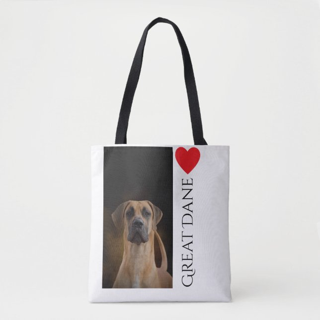 Great dane Lovers Tote (Front)