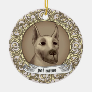 Great Dane Loving Memory ornament