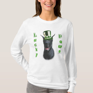 Great Dane Lucky Paws; St. Patty's Day Great Dane T-Shirt