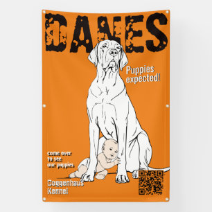 Great Dane Magazine Style Banner Puppy selling