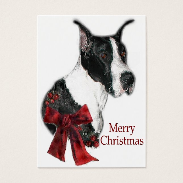 Great Dane Mantle Christmas Gifts (Front)
