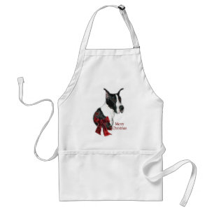 Great Dane Mantle Christmas Gifts Standard Apron