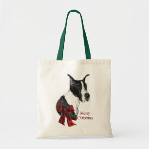 Great Dane Mantle Christmas Gifts Tote Bag