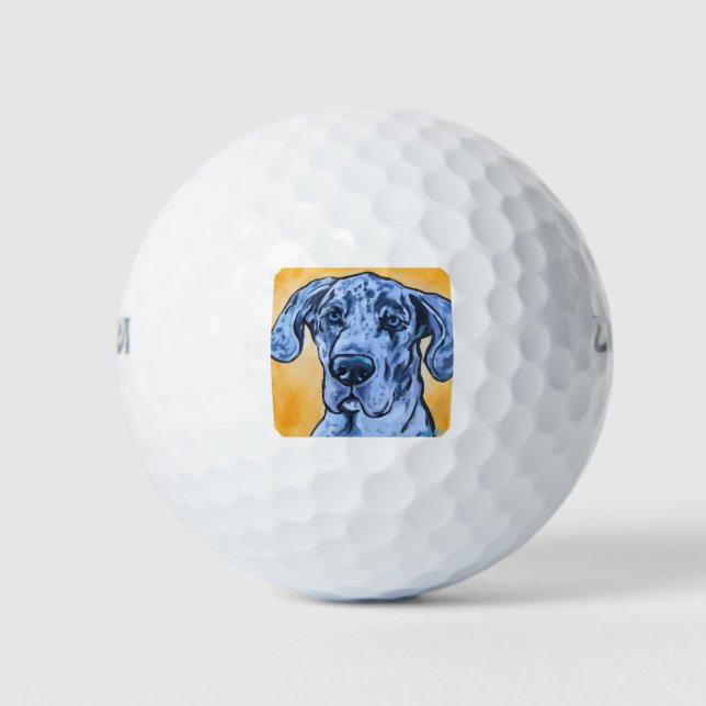 Great Dane Merle Golf Balls (Front)