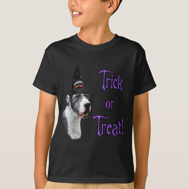 Great Dane (merle) Trick T-Shirt (Front)