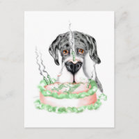 Great Dane Merle UC Birthday Cake