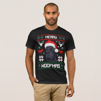 Great Dane Merry Woofmas Christmas T-Shirt