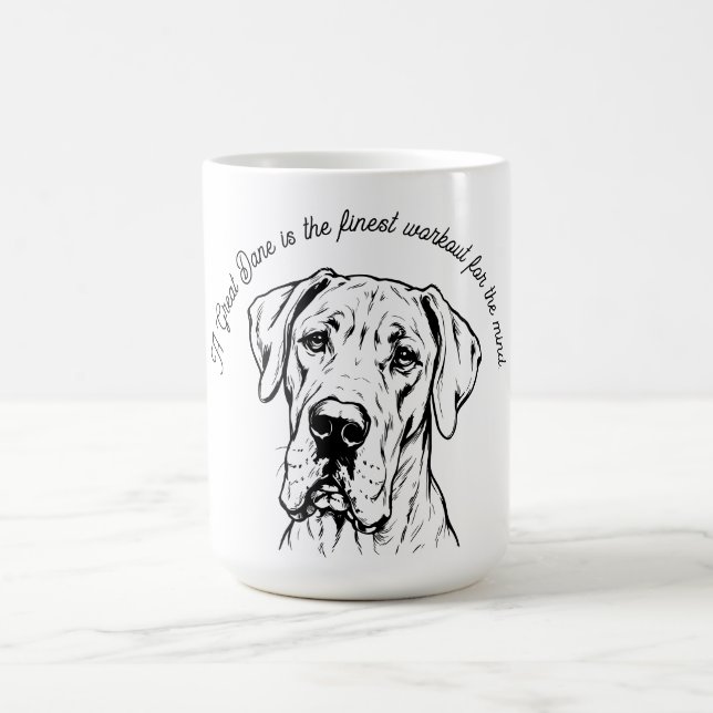 Great Dane Mind Workout Coffee Mug (Center)
