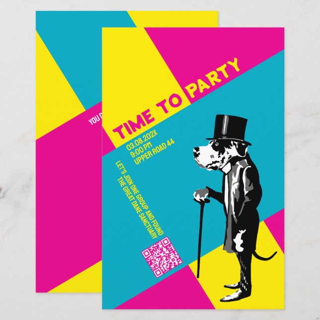 Great Dane "Mister Dandy" (Front/Back)