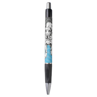 Great Dane, modern lined illustration